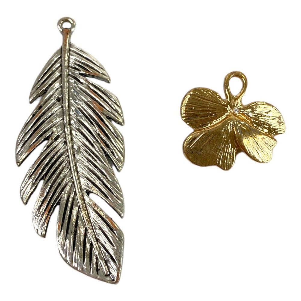 Nadine West Leaf & Flower Jewelry Charms